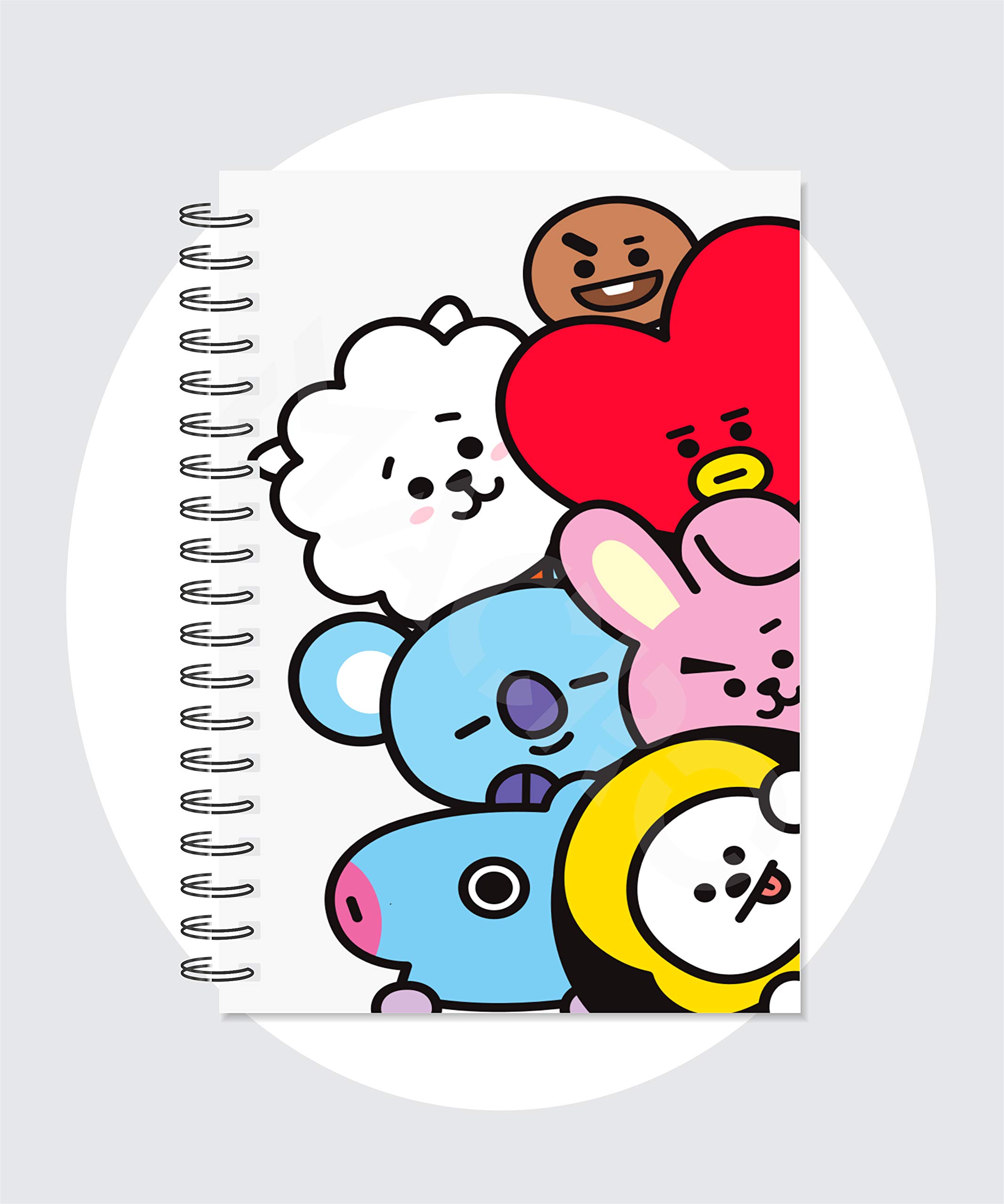 MACRO BT21 ICONS HI QUALITY 160 RULED PAGES NOTEBOOK | OFFICIALLY