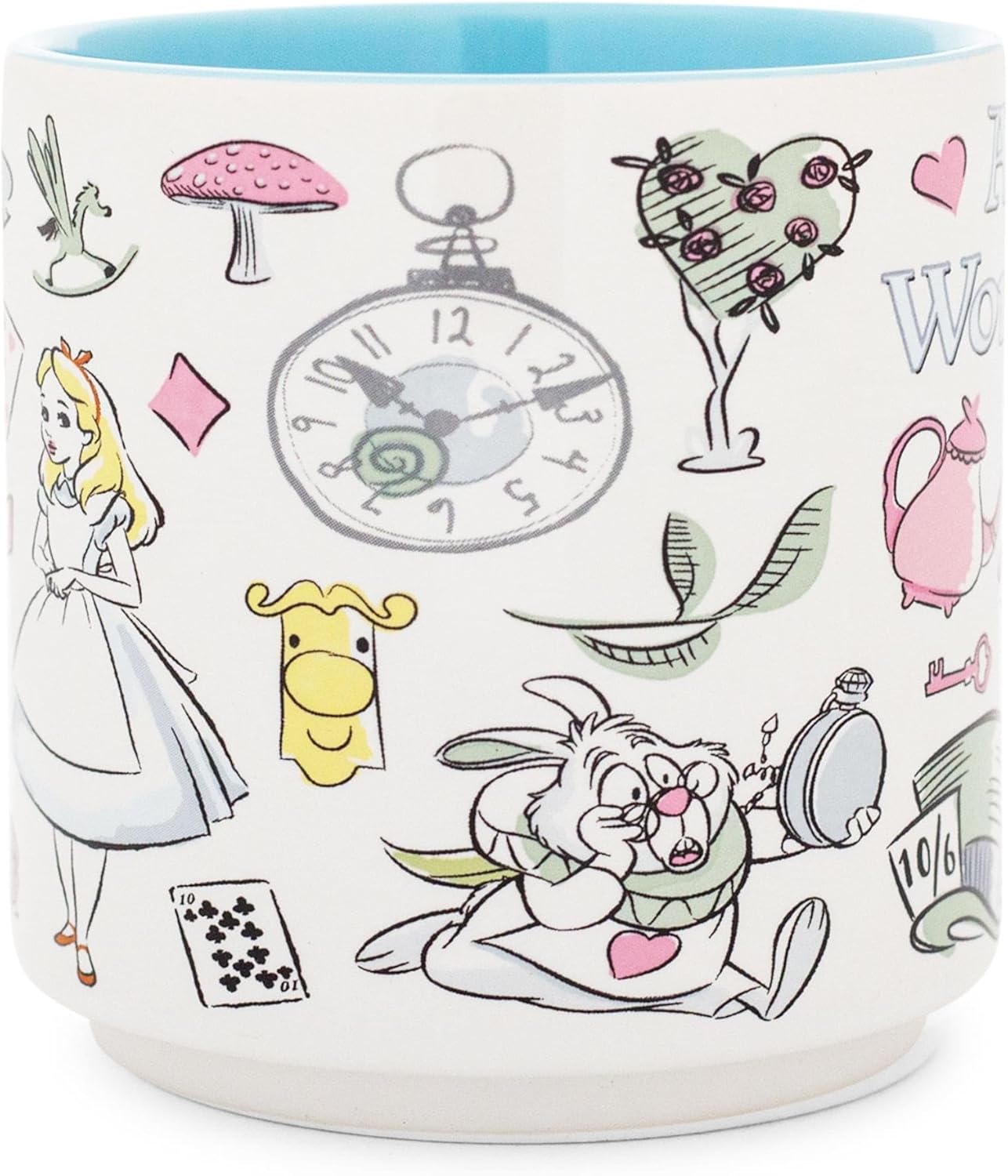 Disney Alice In Wonderland Icons Single Stackable Ceramic Mug | Coffee Cup For Tea, Espresso, Cocoa | Holds 13 Ounces - Image 3