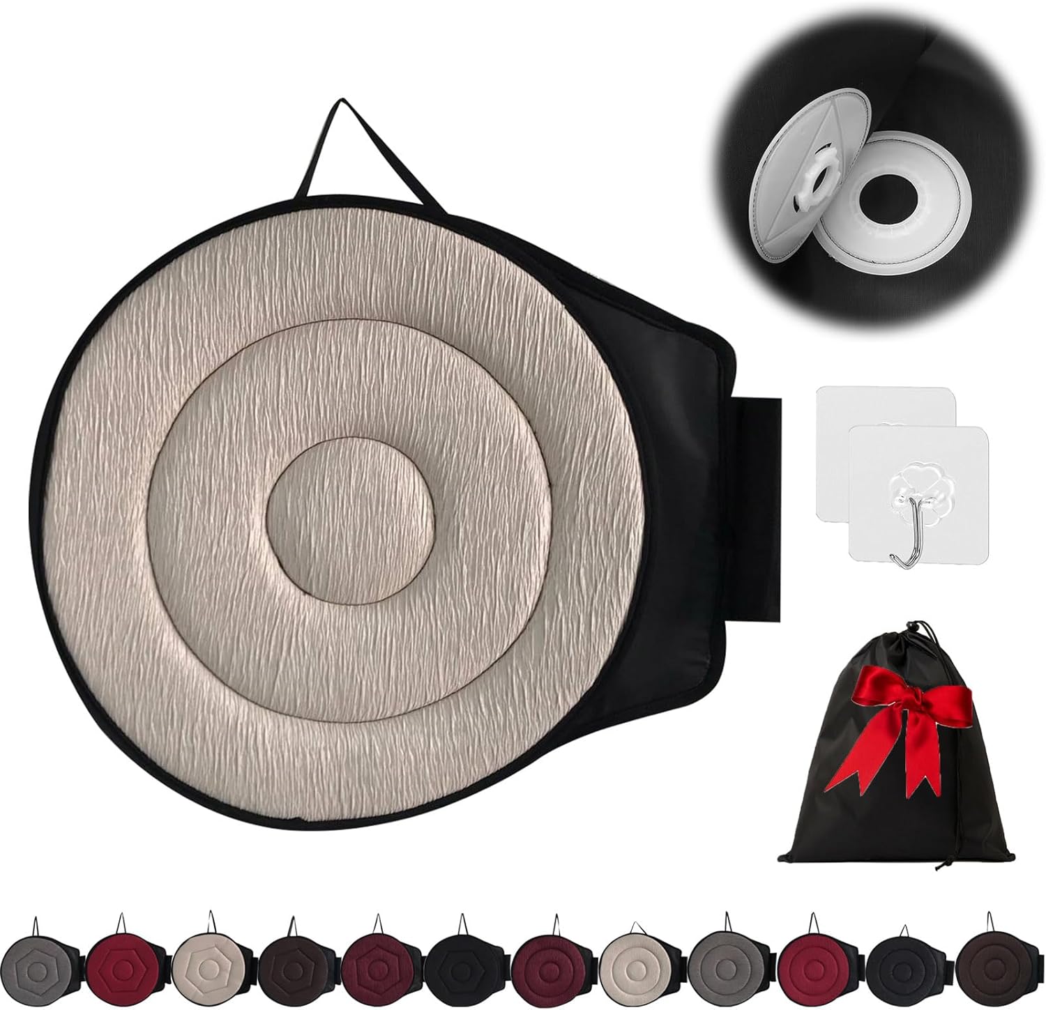 Firtideti 360u00b0 Rotating Seat Cushion For Car, 2024 New 360 Degrees Elderly Support