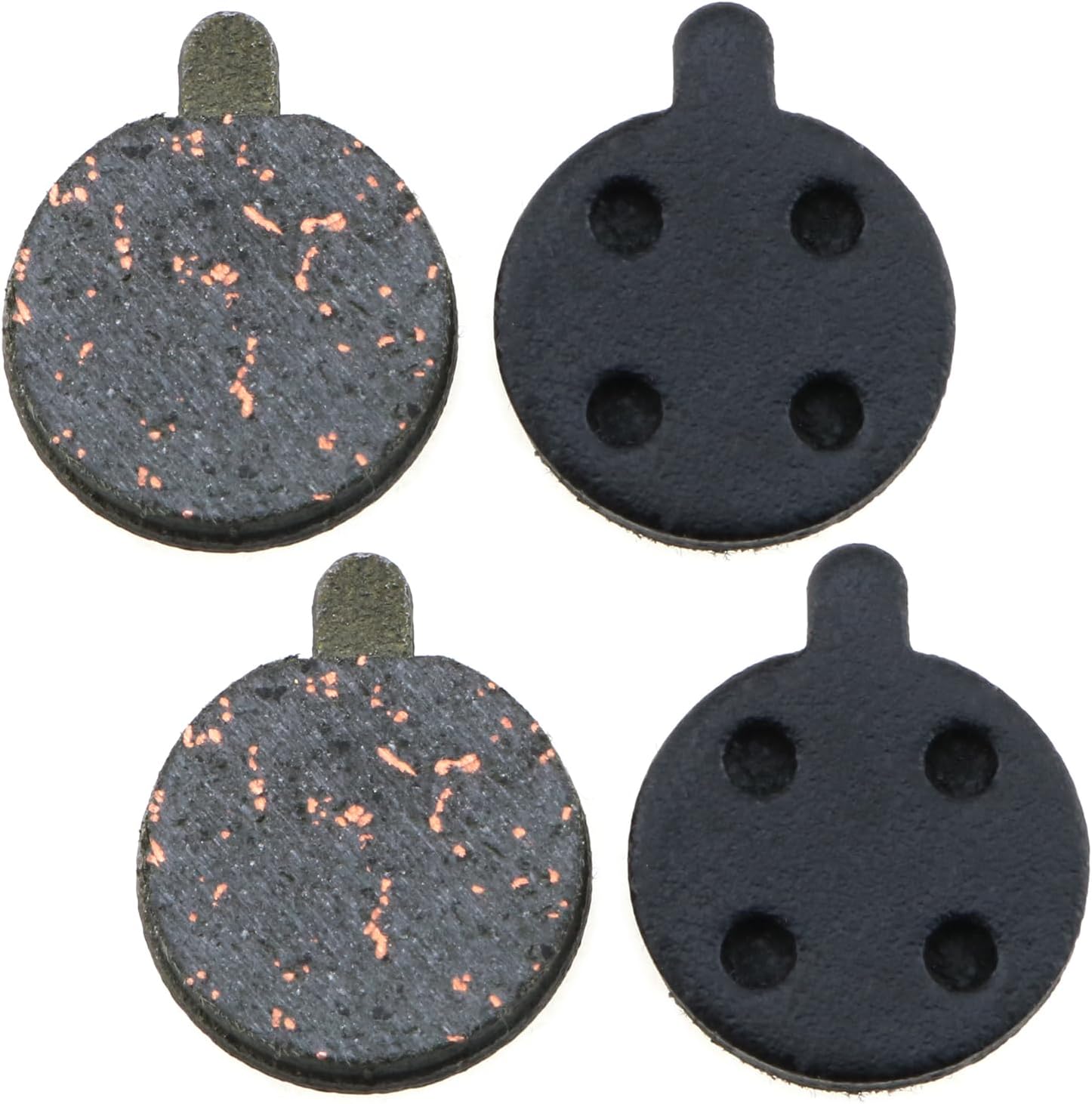 2 Pairs Brake Pads Semi-Metal Bike Brake Pads Brake Disc Rotor Pad for Electric Scooter