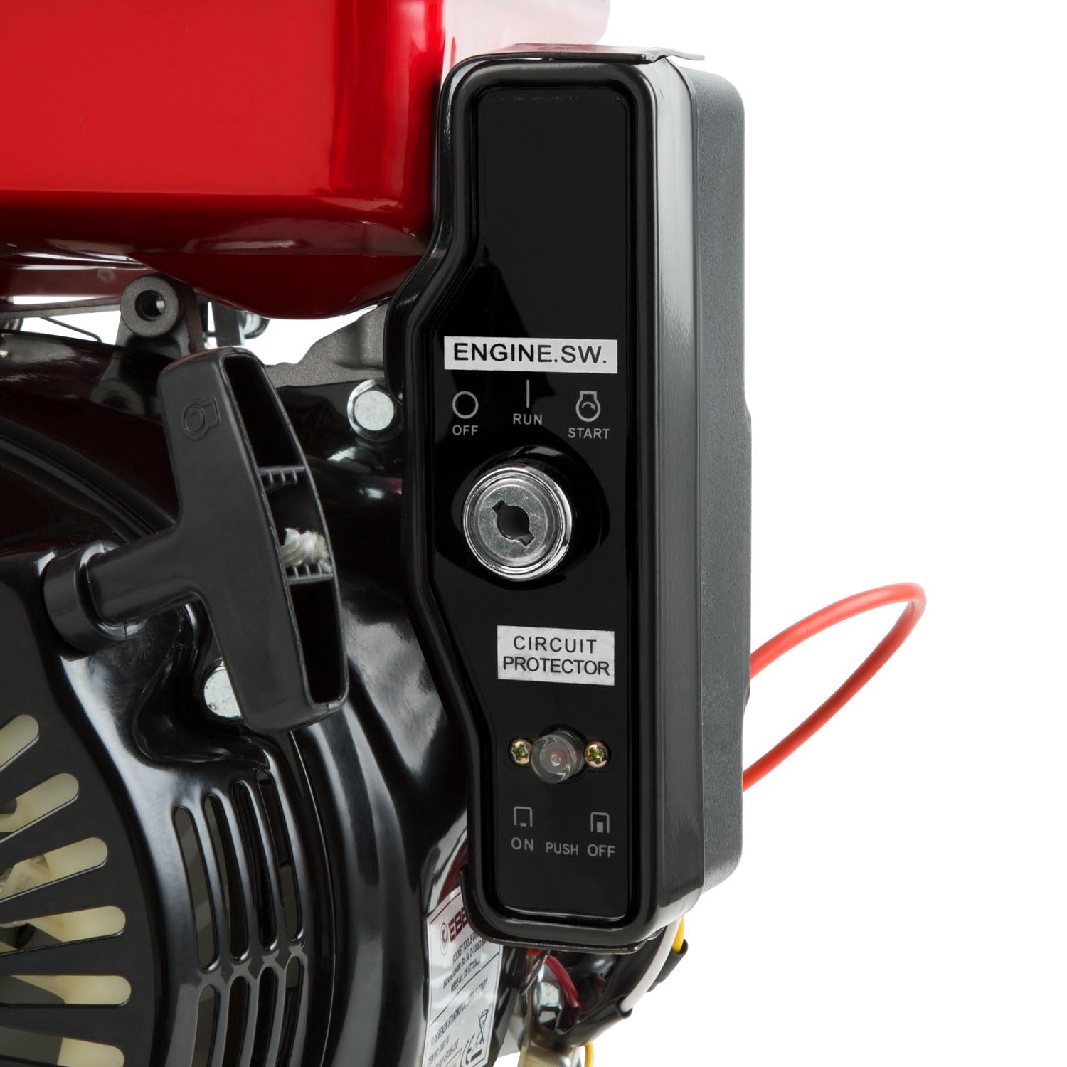EBERTH 15 CV 11,03 kWMotore a benzina, albero conico 22 mm Ø, avviamento elettrico, batteria 17ah 12V, karting, basso consumo d'olio, 4 tempi, 1 cilindro, 420 ccm di cilindrata, raffreddato ad aria