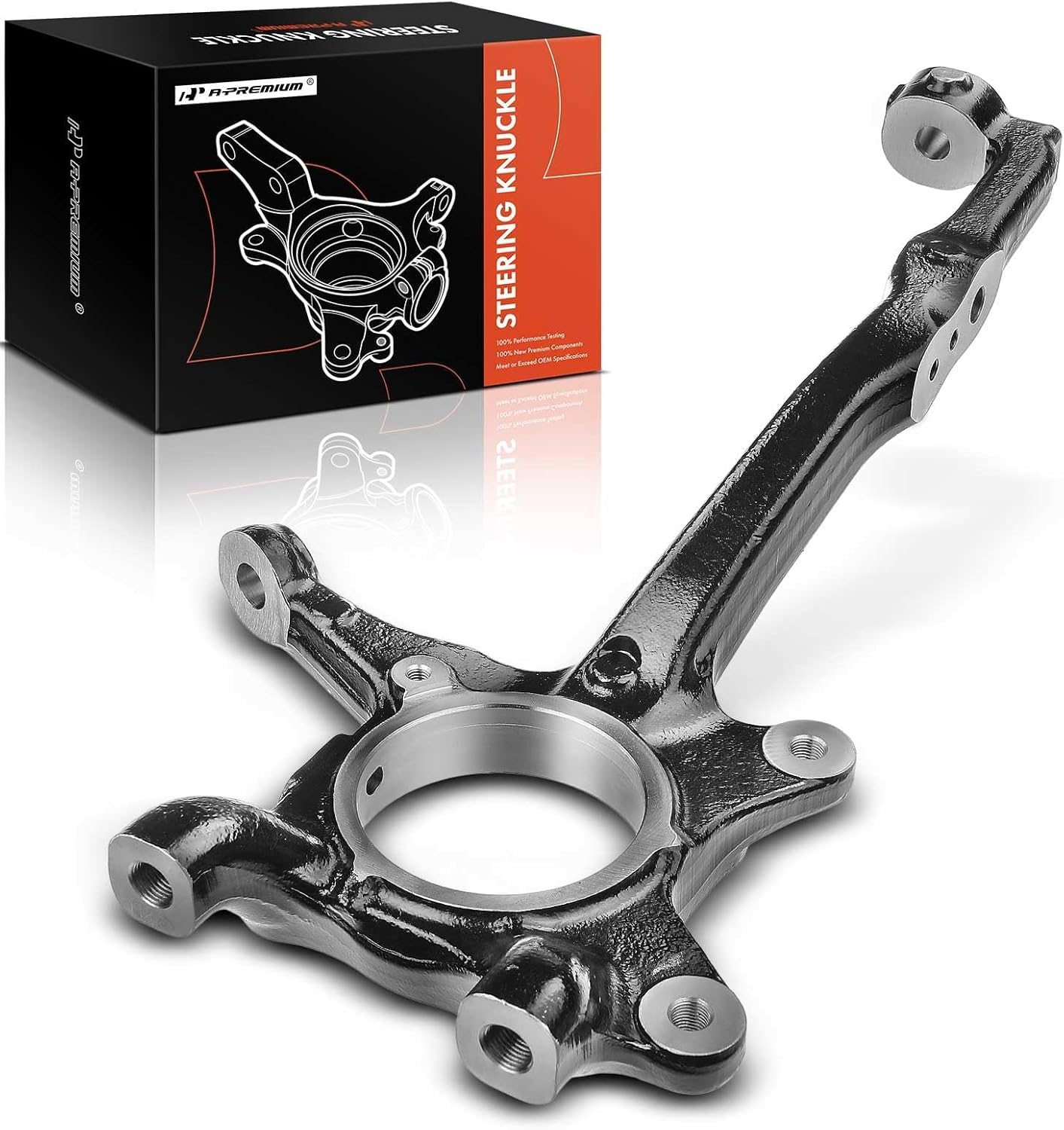 A-Premium Front Right Suspension Steering Knuckle Compatible with Toyota Tacoma 2005-2023, 4WD or RWD, Passenger Side