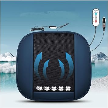 Car Seat Cooler 12V-24V 3 Cooling Air Speeds Car Seat Covers for Ventilated Seats for Cars,Suv,Sedans and Pick-Up Trucks,Blue-Squarestyle