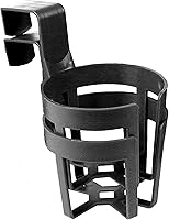 Vista 3 de Custom Accessories 92200 - Portavasos grandes de plástico, color negro, paquete de 2