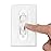 Wall Switch Guards Plate Covers Child Safety Security Home Decor (2 Pack), Clear - Keeps Light Switch ON Or Off Prevent Accidental Device Turn On or Off