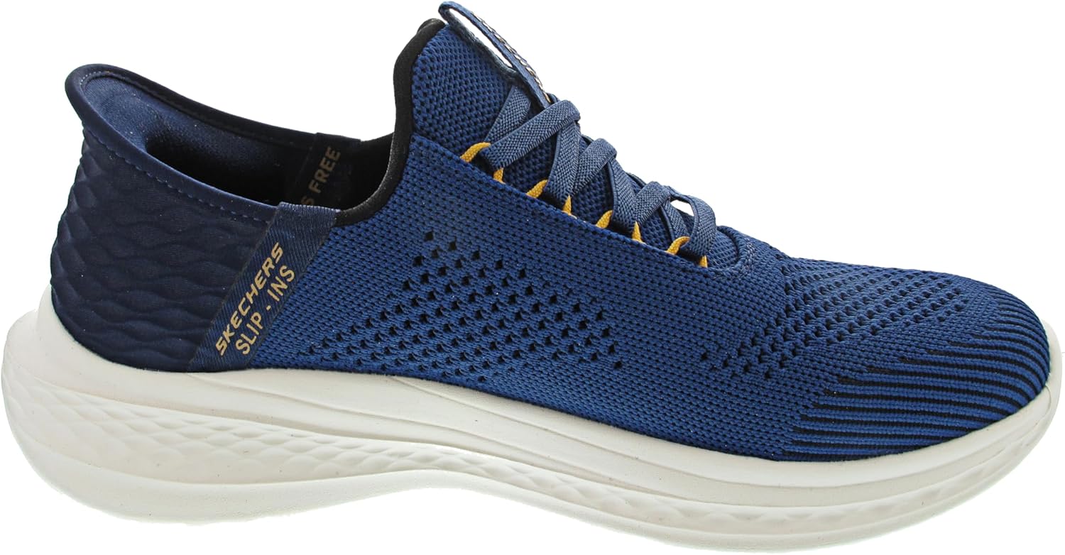 Skechers Men's Slade - Quinto Hands Free Slip-in Men's Casual, Blue, 13, Medium, US - Image 3