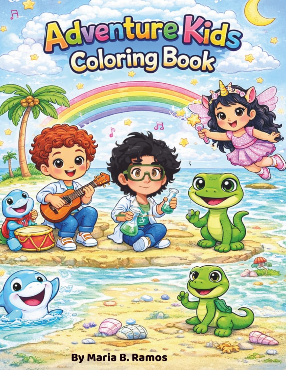 The Adventure Kids Coloring Book