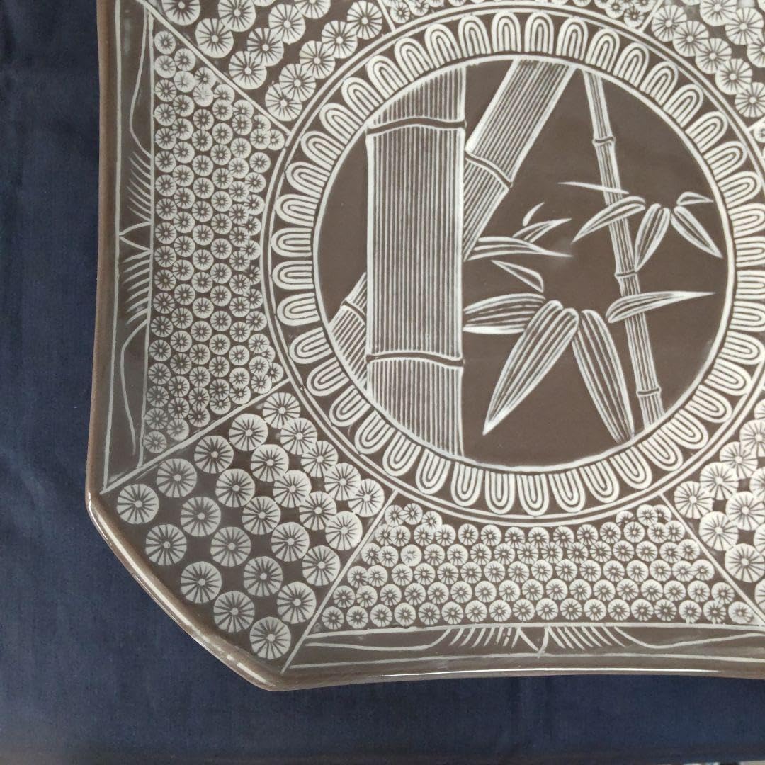 箱入5点 龍峰窯 牡丹柄 染付古伊万里焼物皿 箱入5点 龍峰窯 牡丹柄 染