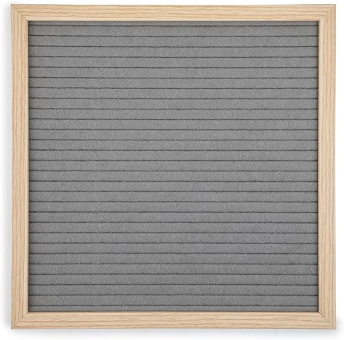 Core Home Felt Letter Board with Vintage Frame and Stand - Includes 128 Letters,