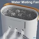 Drumstone® 𝟏𝟓 𝐘𝐞𝐚𝐫𝐬 𝐆𝐮𝐚𝐫𝐚𝐧𝐭𝐞𝐞 Double-Ended Spray Fan, USB Rechargeable Mini Cooling Desk Fan with Water Mist, Portable Personal Air Cooler for Home, Office, Travel & Gifts gallery image