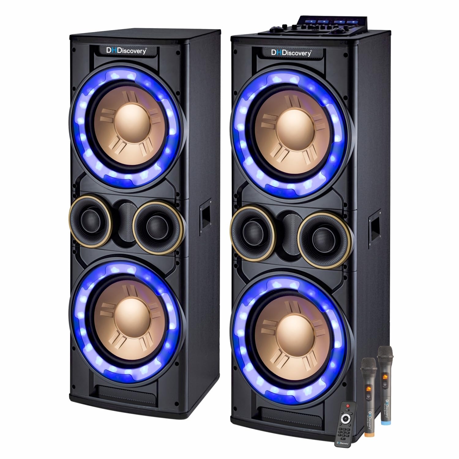 DH Discovery® DJ 801 Party Speaker 3000 W Bluetooth Tower Speaker (Grey, 2.0 Channel)| 1 Year Warranty (B0CSXMDRRT) Amazon Price History, Amazon Price Tracker
