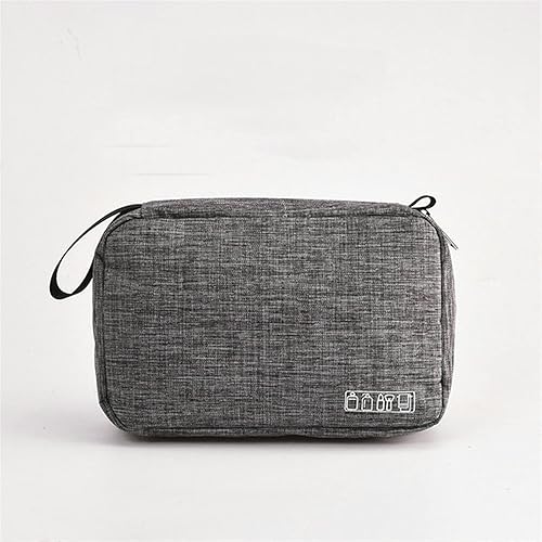 JIAMEI - Neceser de viaje colgante para hombres y mujeres bolsa de maquillaje para cosméticos esteticistas bolsa plegable organizador de baño y ducha
