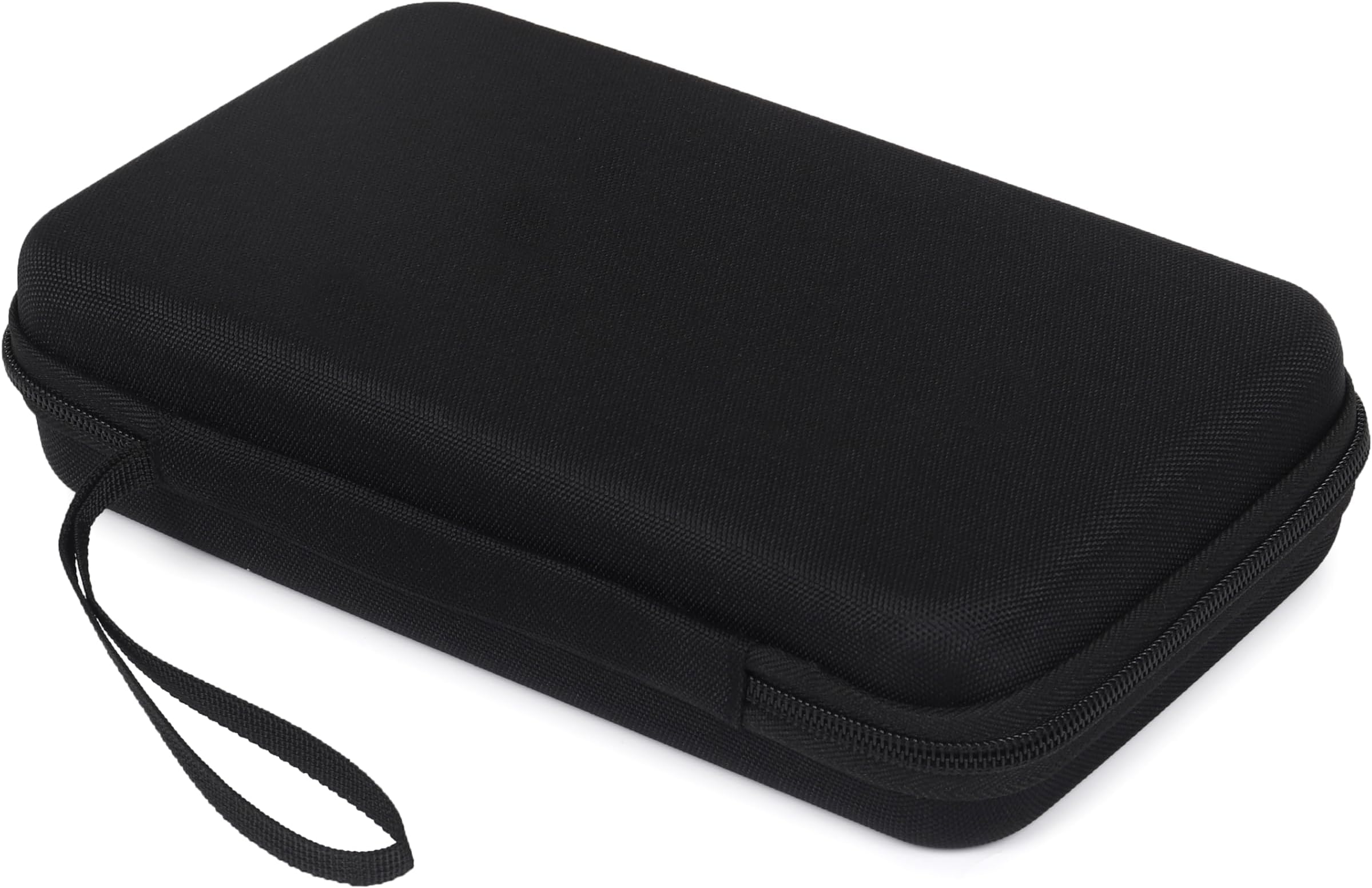 Unigear Polyester Large Pencil Box Case Storage for Colored Pencils, Gel Pens, Markers, Brushes, Craft Supplies - Semi-Hard Eva Carrying Pouch Case Only (Black)