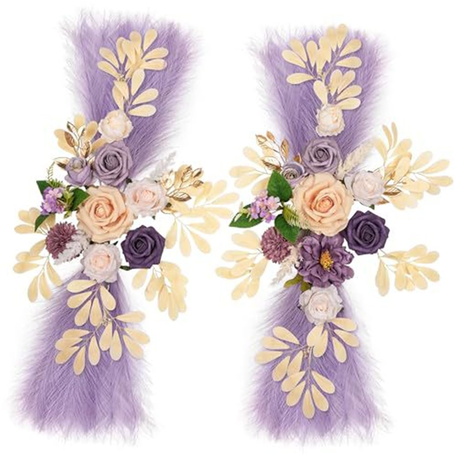 Kaeltsyn Multi Use Silk Rose Clusters Welcome Sign for Ceremony Backdrop or Wedding Archway Decoration Archway Flower Wedding Aisle Roses