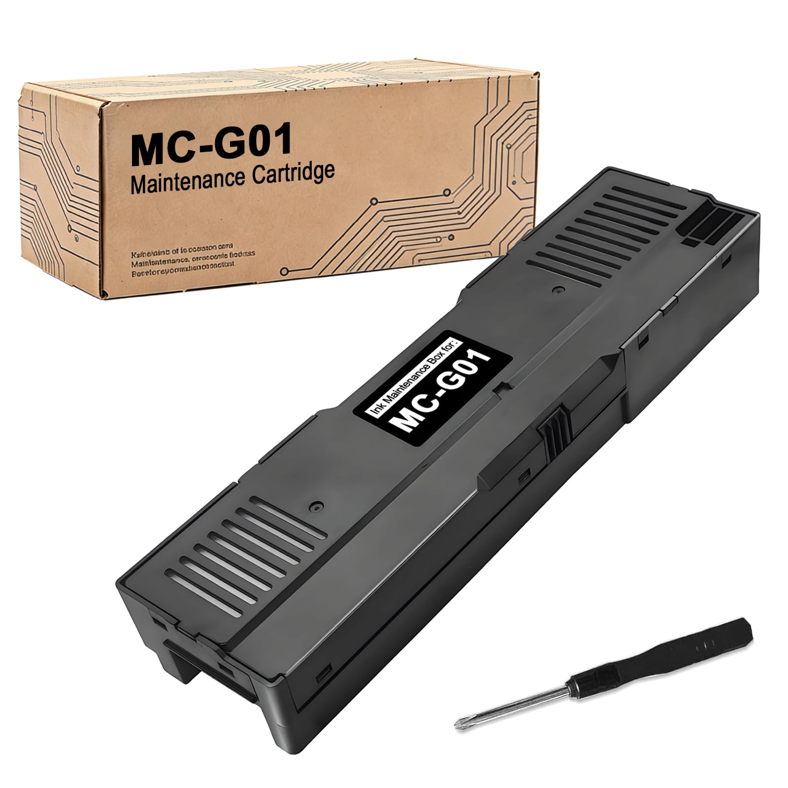 AOTMENDI MC-G01 Maintenance Cartridge MCG01 Waste Ink Tank for Canon MAXIFY GX7021 GX7020 GX7010 GX6021 GX6020 GX6010 GX7090 GX7091 GX7092 Printers