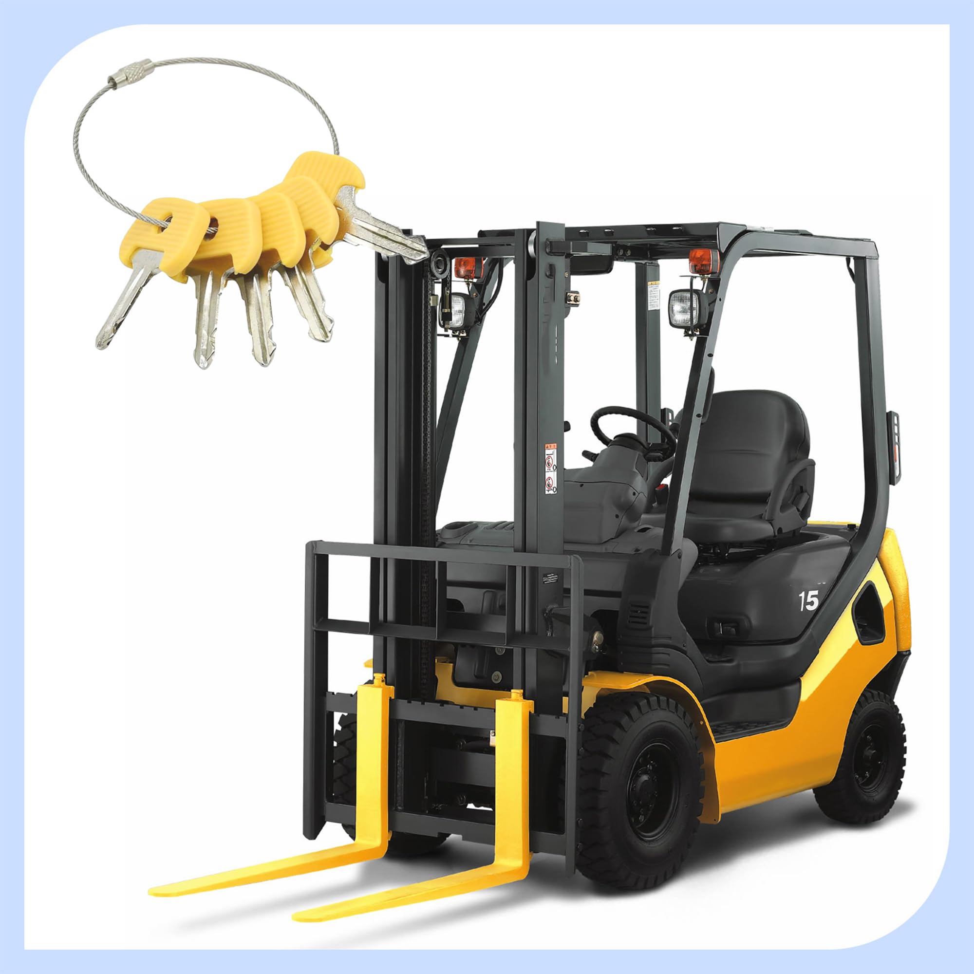 DOITOOL Lot De 5 Clés Lourdes Pour Chariots élévateurs électriques