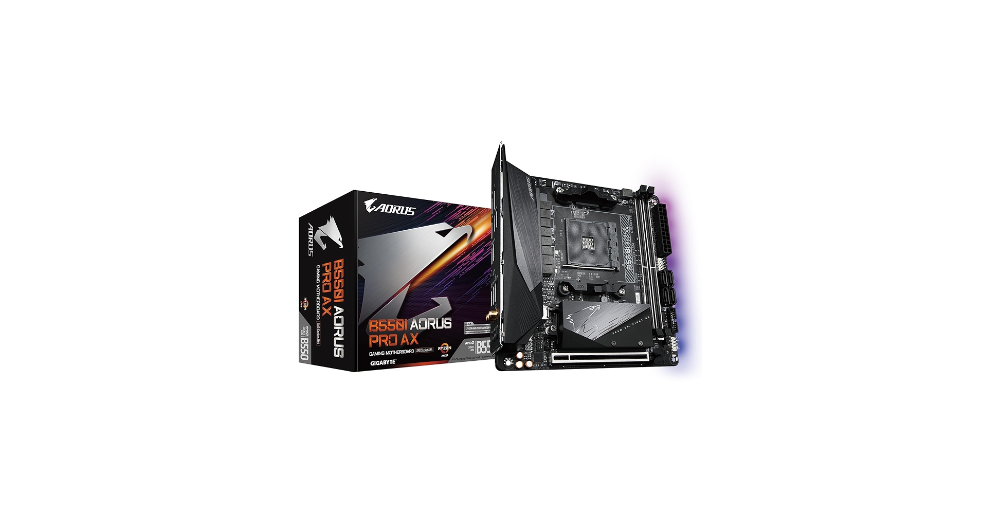 Amazon.com: GIGABYTE B550I AORUS PRO AX (AM4 AMD/B550/Mini-Itx