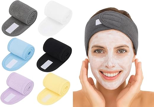 NAVKHAND WORLD Face wash headband facial bands cotton headband for makeup time face wash hair for women, girl Facial Headb...