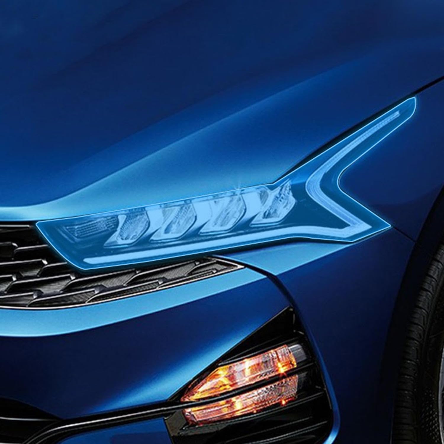 Samlng Transparent Car Front Light Film For Kia Dl3 K5 2020-2023 Car Exterior Headlight Anti-Scratch Tpu Ppf Protective Film Anti-Scratch Repair Film Accessories Refit