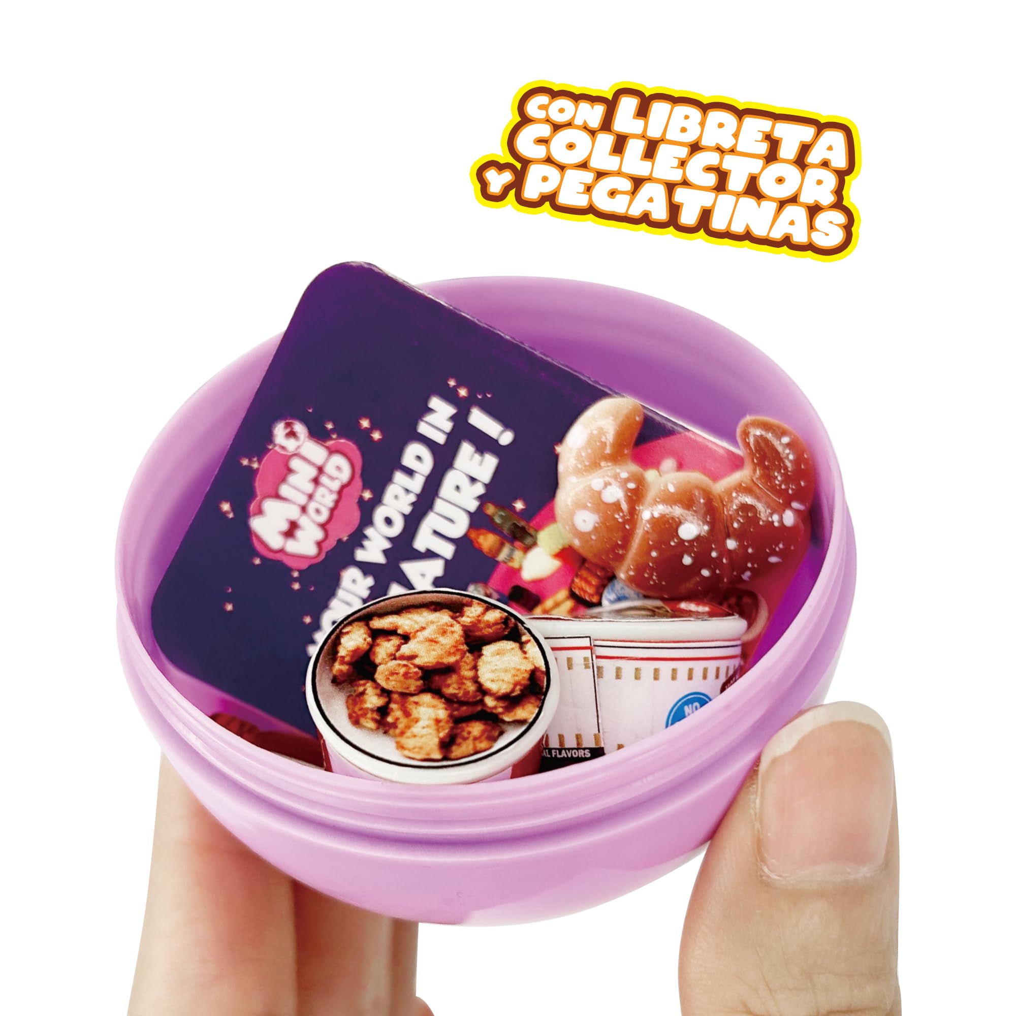 Bizak Mini World Kit Essenziale, Capsule Sorpresa con Mini Collezionismo, Cibo e Conserve, 72 Articoli per Giocare e Collezionare, Bambini e Ragazze +6 Anni (64509001)