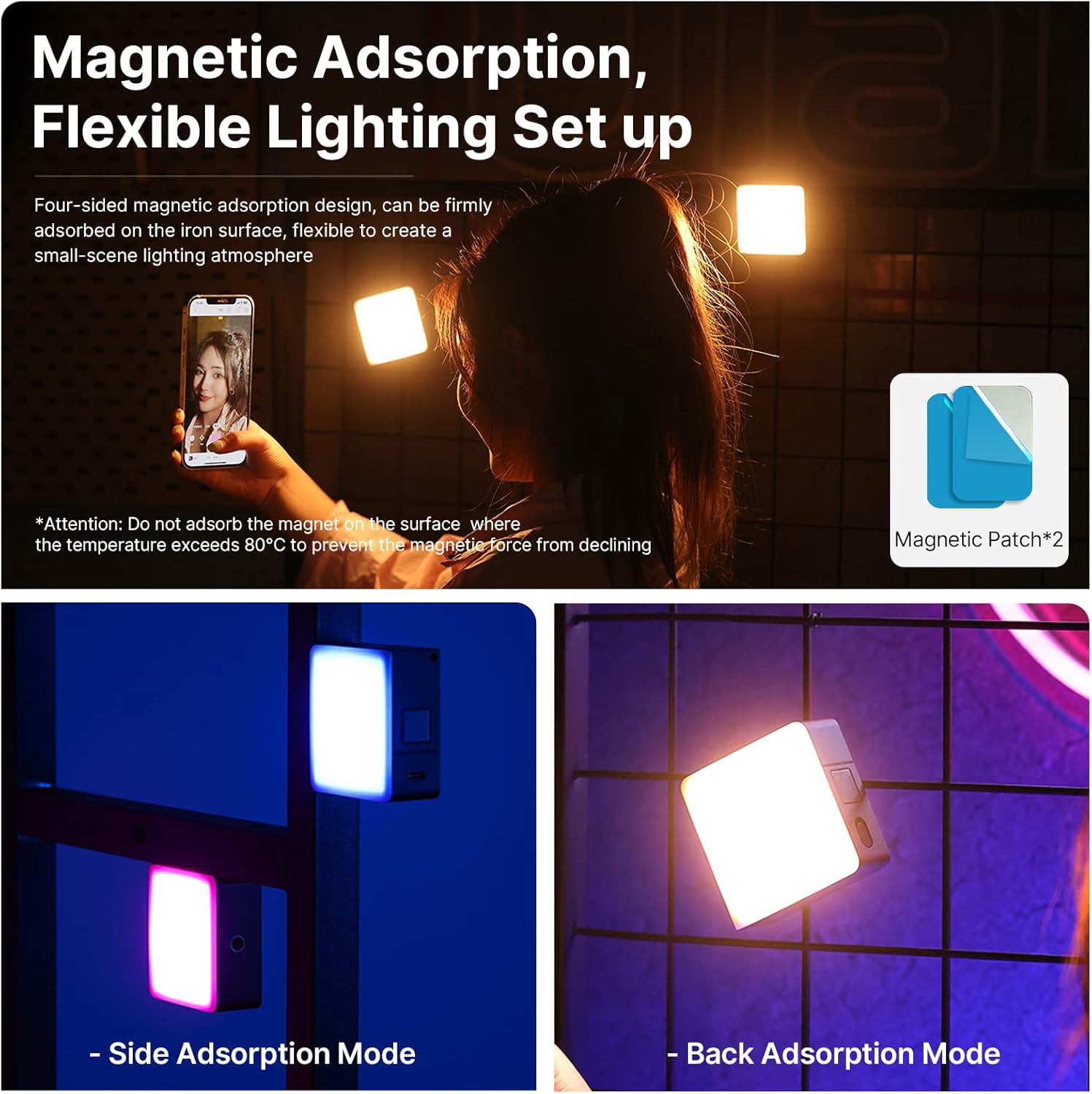 ULANZI U Rig Pro Smartphone Video Rig+ULANZI VL49 Pro RGB Video Light