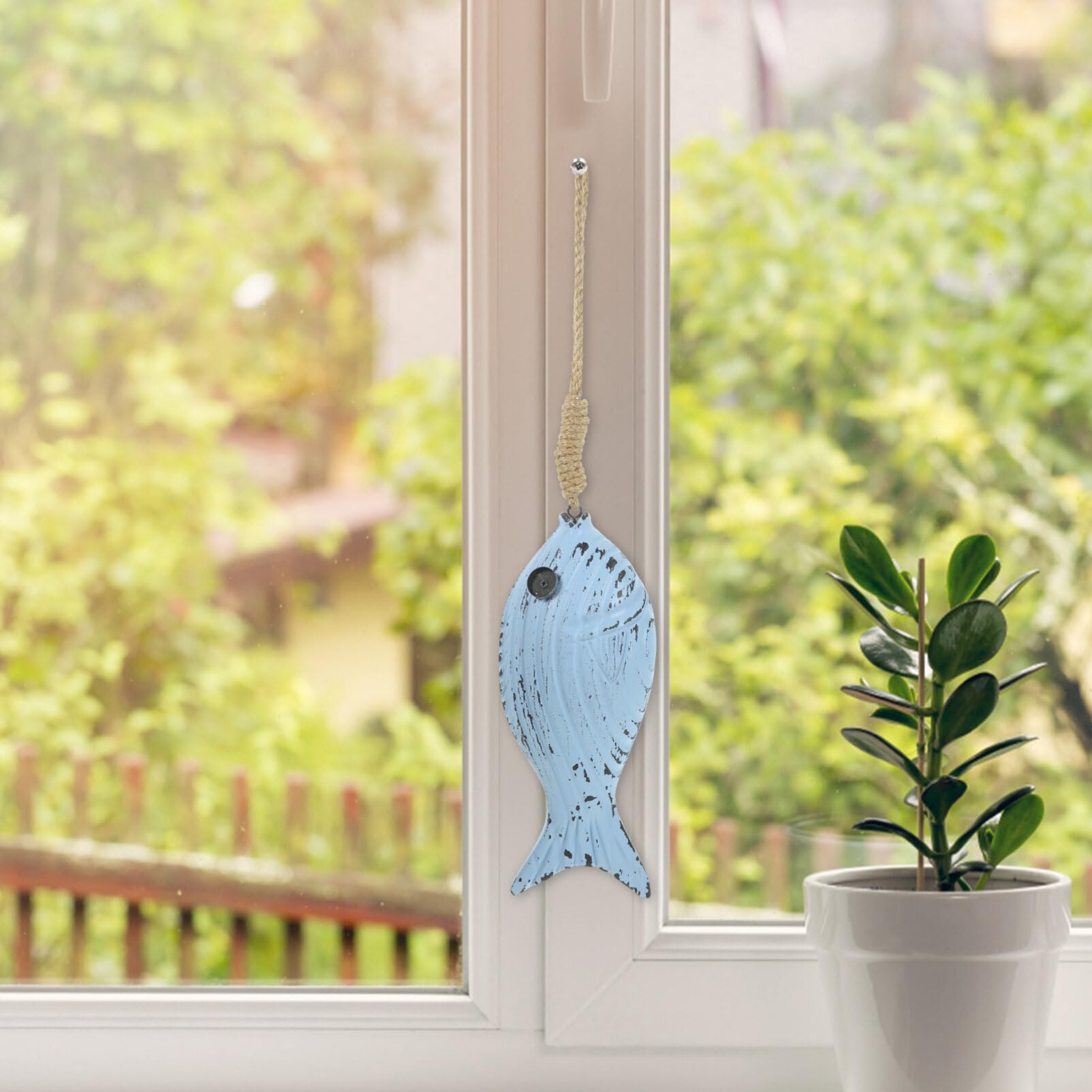 Amazon.co.jp: MAGICLULU 木製 魚 壁 装飾7木7魚7壁7吊り下げ7飾り7魚7