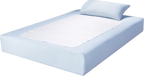 Miniatura 3 de Fresh Ideas Protector de colchón impermeable, 36 x 54 pulgadas, color blanco