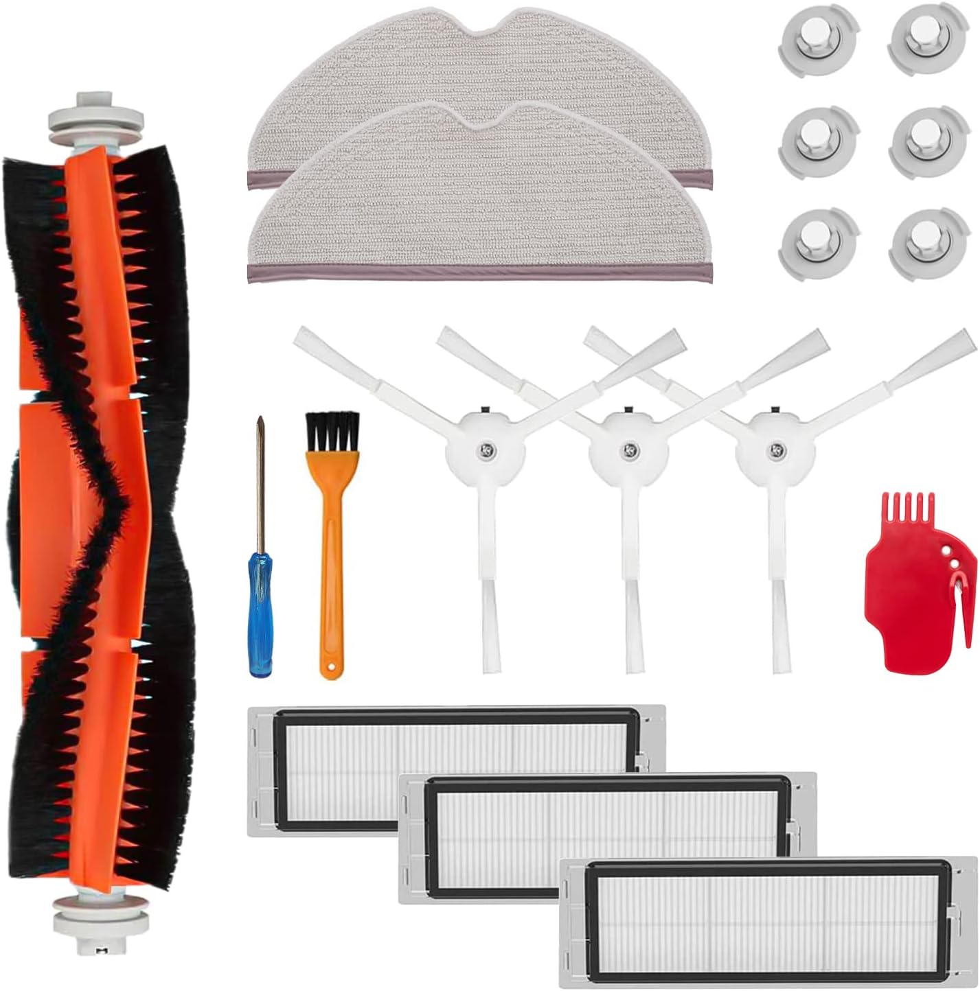 Garbage fighter Accessory Kit for Xiaomi Mi Robot Roborock E35 E25 E20 S50 S6 S51 Xiaomi Mijia Robotic Vacuum Cleaner Replacement Parts