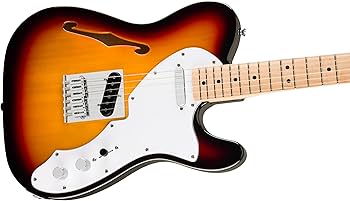 SX （Fender Telecaster Thinline Type） Amazon.com: Affinity Series Telecaster Thinline, Maple