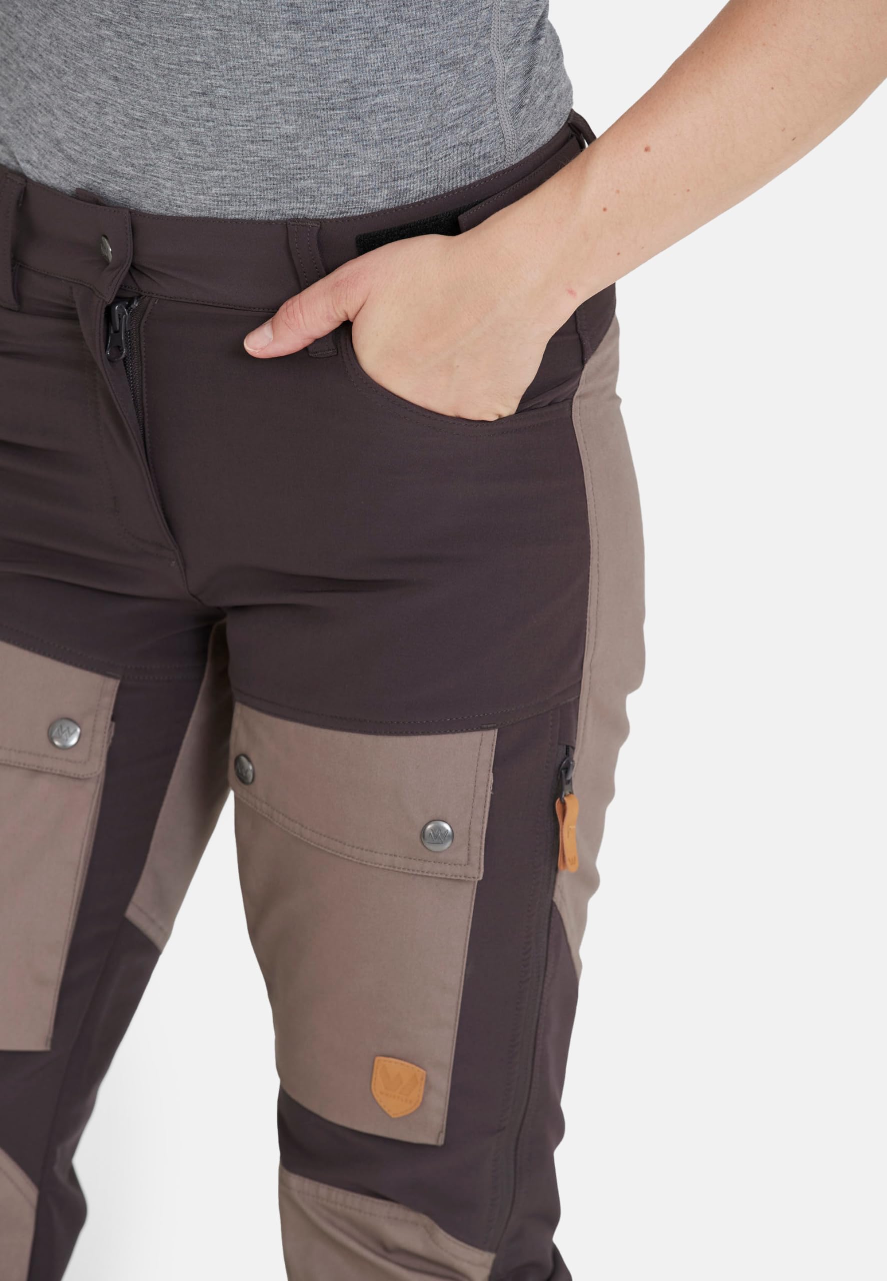 WHISTLER Damen Softshellhose 'Anissy' mit optimaler Bewegungsfreiheit Robuste Softshellhose in atmungsaktiver Qualität
