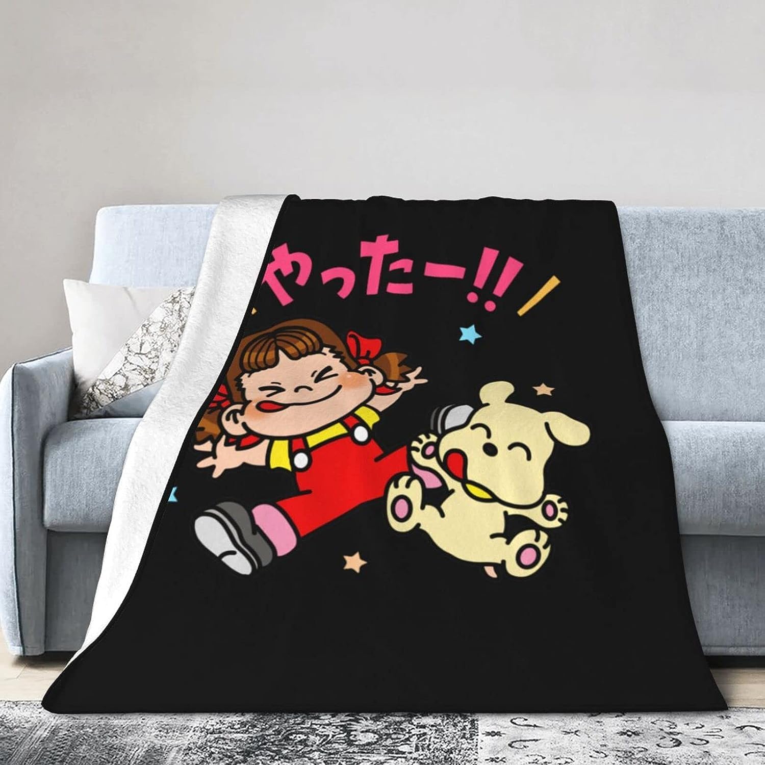 Amazon｜ペコちゃん (3) オシャレ 毛布 ブランケット 大判