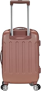 London Hardside Expandable Luggage with Spinner Wheels, Pink, Carry-On 20-Inch