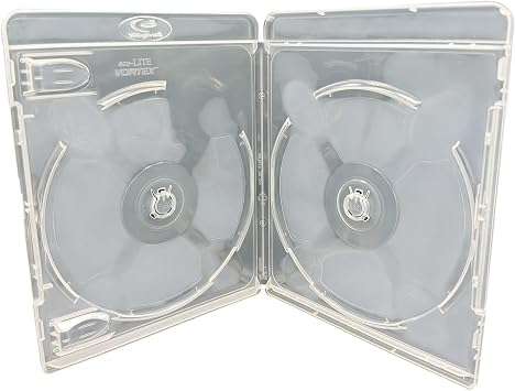 Amaray Vortex Eco-Lite Double 3D Clear 2-Disc Blu-ray Cases