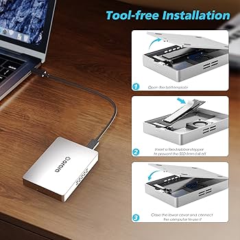 Amazon.co.jp: ORARA 80Gbps M.2 NVMe SSDエンクロージャ USB4