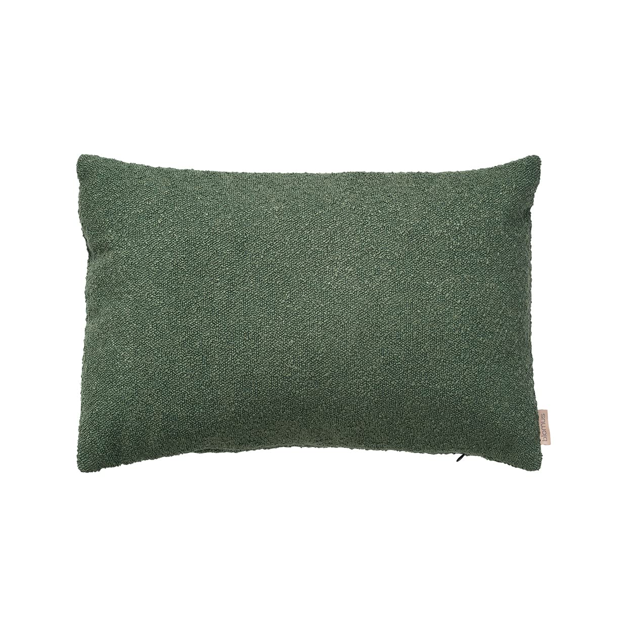 Housse de coussin Blomus Bouclé vert canard 40 x 60 cm en polyester et acrylique
