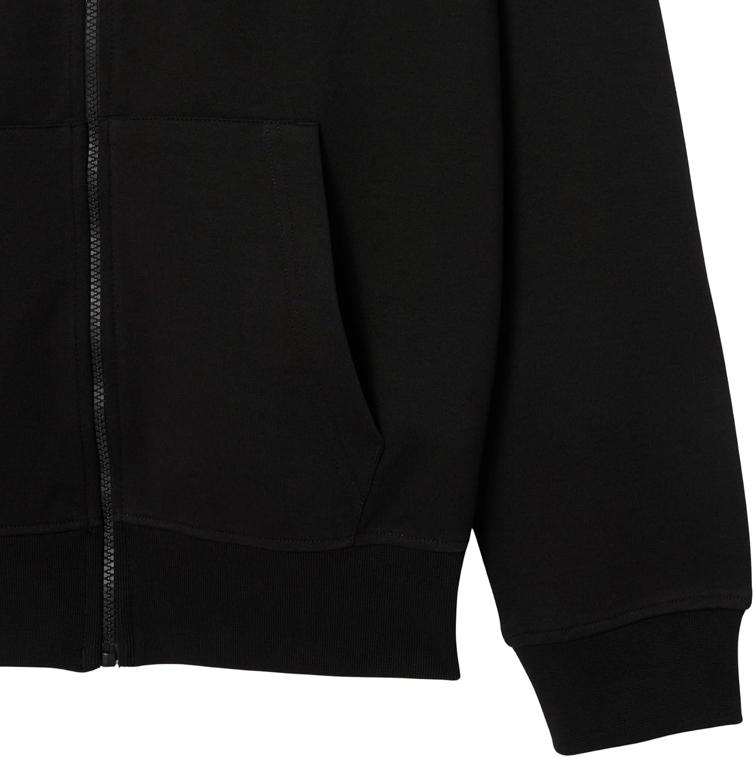 Lacoste mens Double Face Jersey Zipped Hoodie