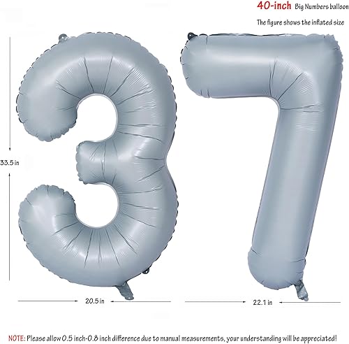 Vista 301 de 40" Macaron purple Number Balloons Helium Foil Mylar Balloon Birthday Party banquet Decoration 9