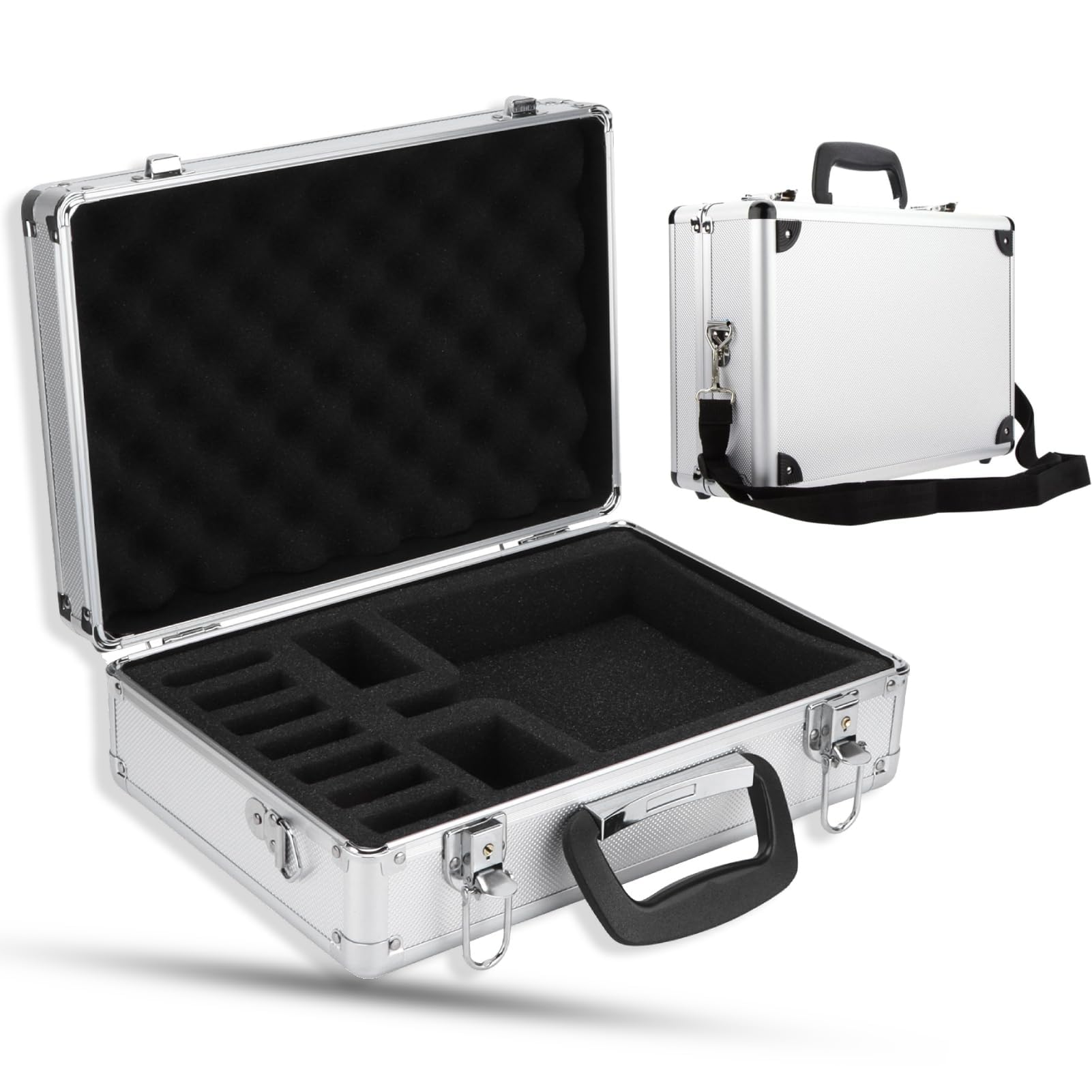 HERCHR Borsa da Trasporto per Controller RC, Custodia da Trasporto Universale per Aereo Modello 2.4G, Custodia per trasmettitore Telecomando per JR FUTABA Flysky