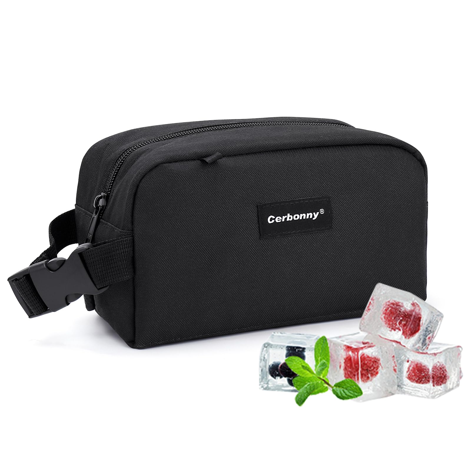 Cerbonny Small Insulated Lunch Bag, Small Cool Bag with Ice Packs — image 1