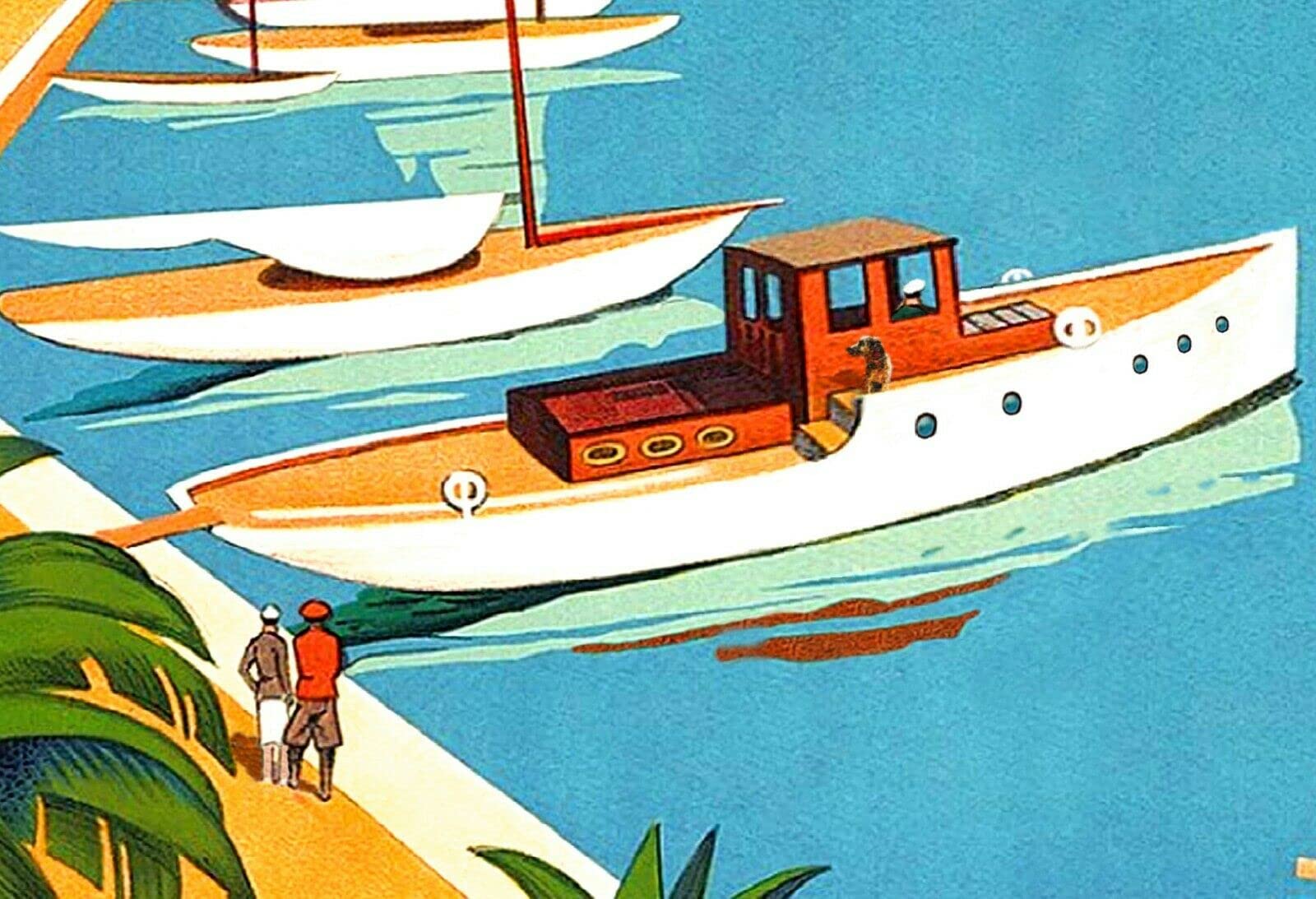 Amazon.com: St Thomas Virgin Island Tropical Retro Travel Poster