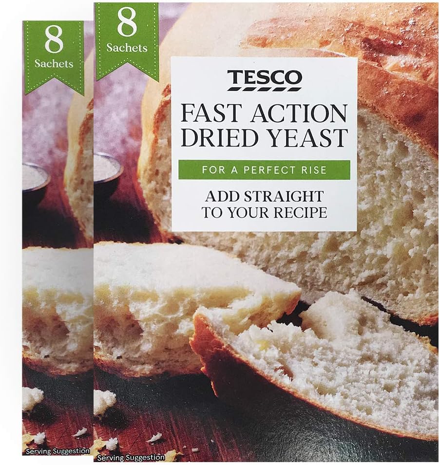 Tesco Fast Action Dried Yeast, 2 x 56 g