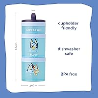 Vista 116 de Whiskware Disney Princess and the Frog, Stackable Snack Containers for Kids, 3 Stackable Snack Cups for School or Travel, Formula and Cupholder Tiana