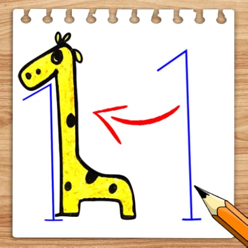 How To Draw Animals from Numbers Easily