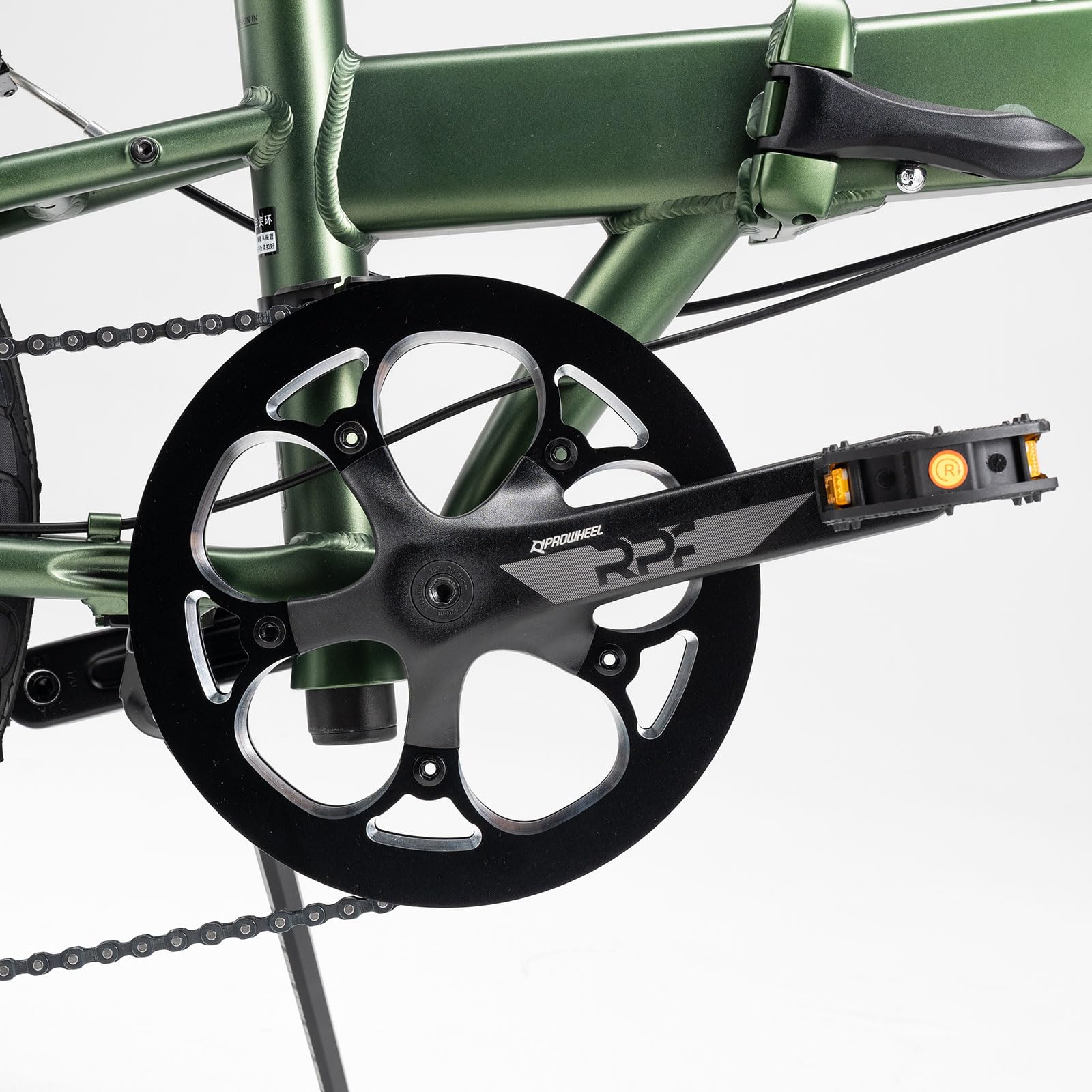 ROCKBROS Vélo Pliant de 20 Pouces en Aluminium, Vélo Pliable à 8 Vitesses Frein à Disque, Portable & Compact pour Adulte