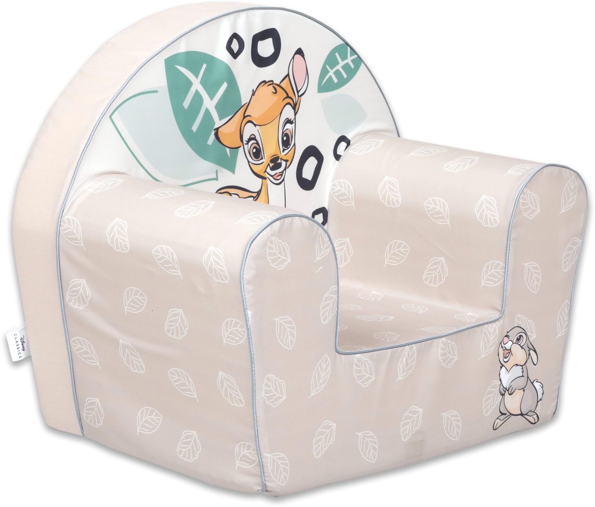 Disney Bambi - Fauteuil Enfant en Mousse – Siège Bébé Confort Premium, Dossier Stable Anti-pli, Anti-basculement, Léger – Fabriqué en UE