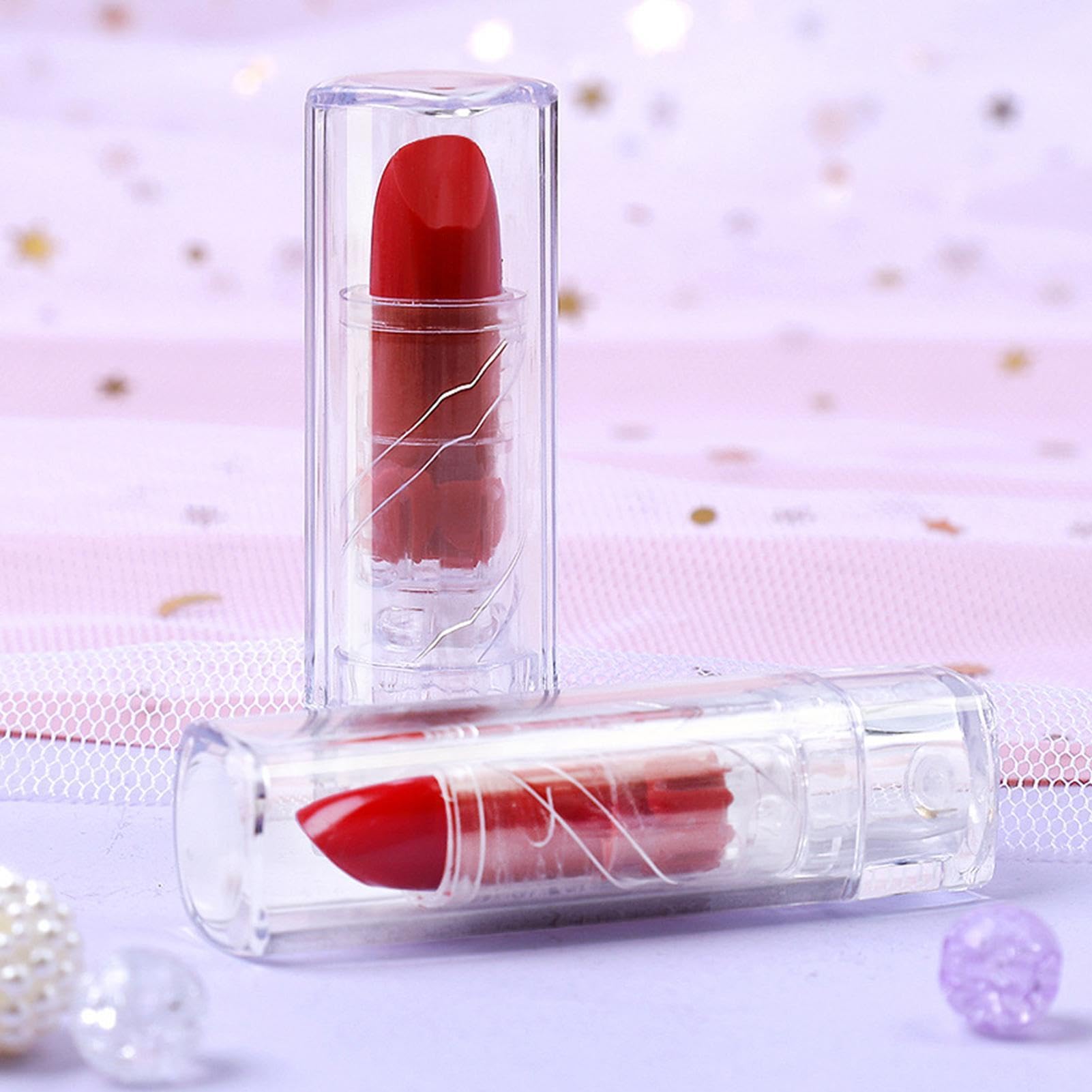 Set di trucchi per bambini, lavabile, atossico, 57 pezzi, set da per | cosmetici, da principessa, per feste di compleanno e giochi di ruolo