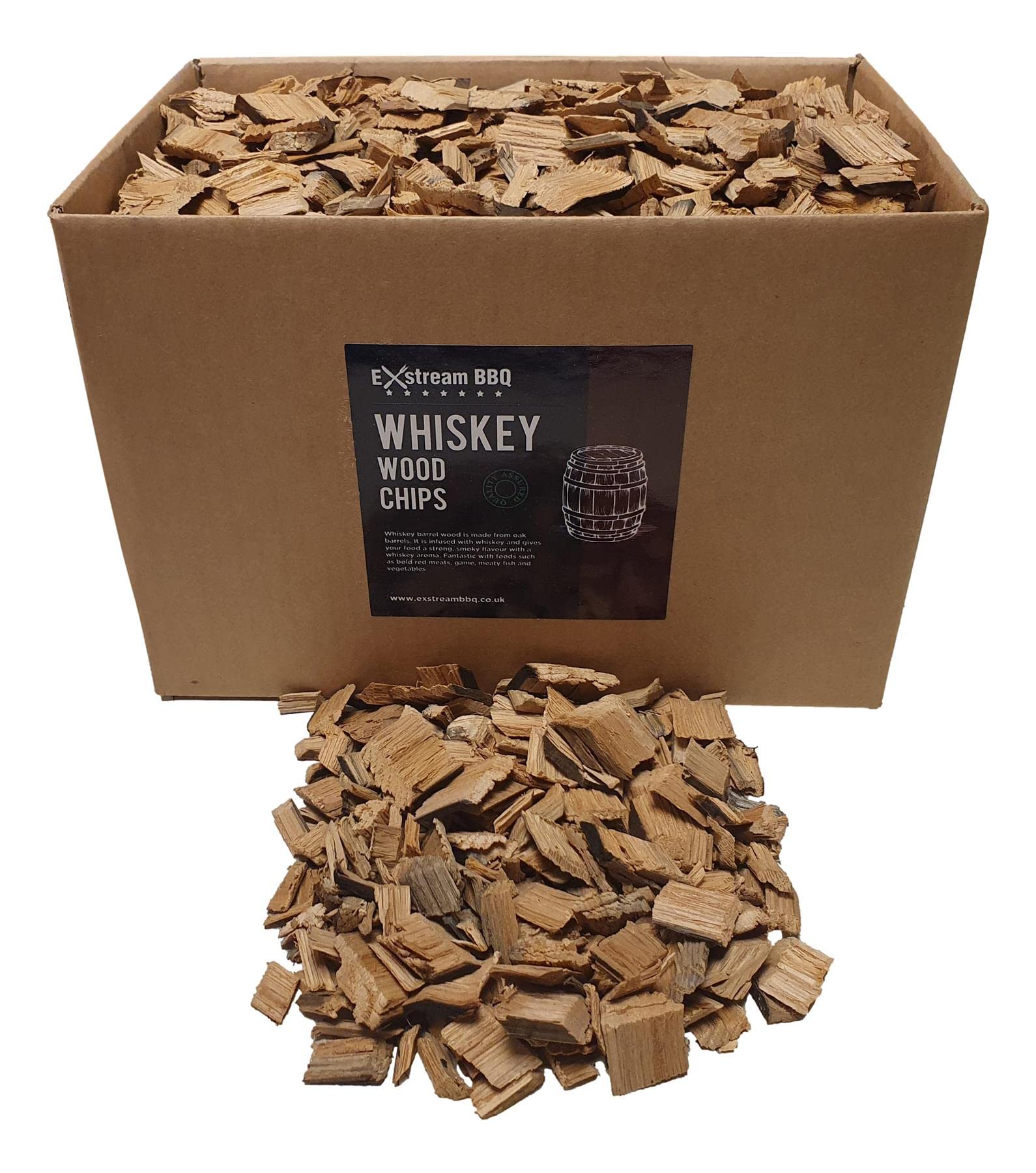 Copeaux de bois pour barbecue - Plus de 16 saveurs exceptionnelles en 1, 5 et 10 litres - fût de whisky 5 litres