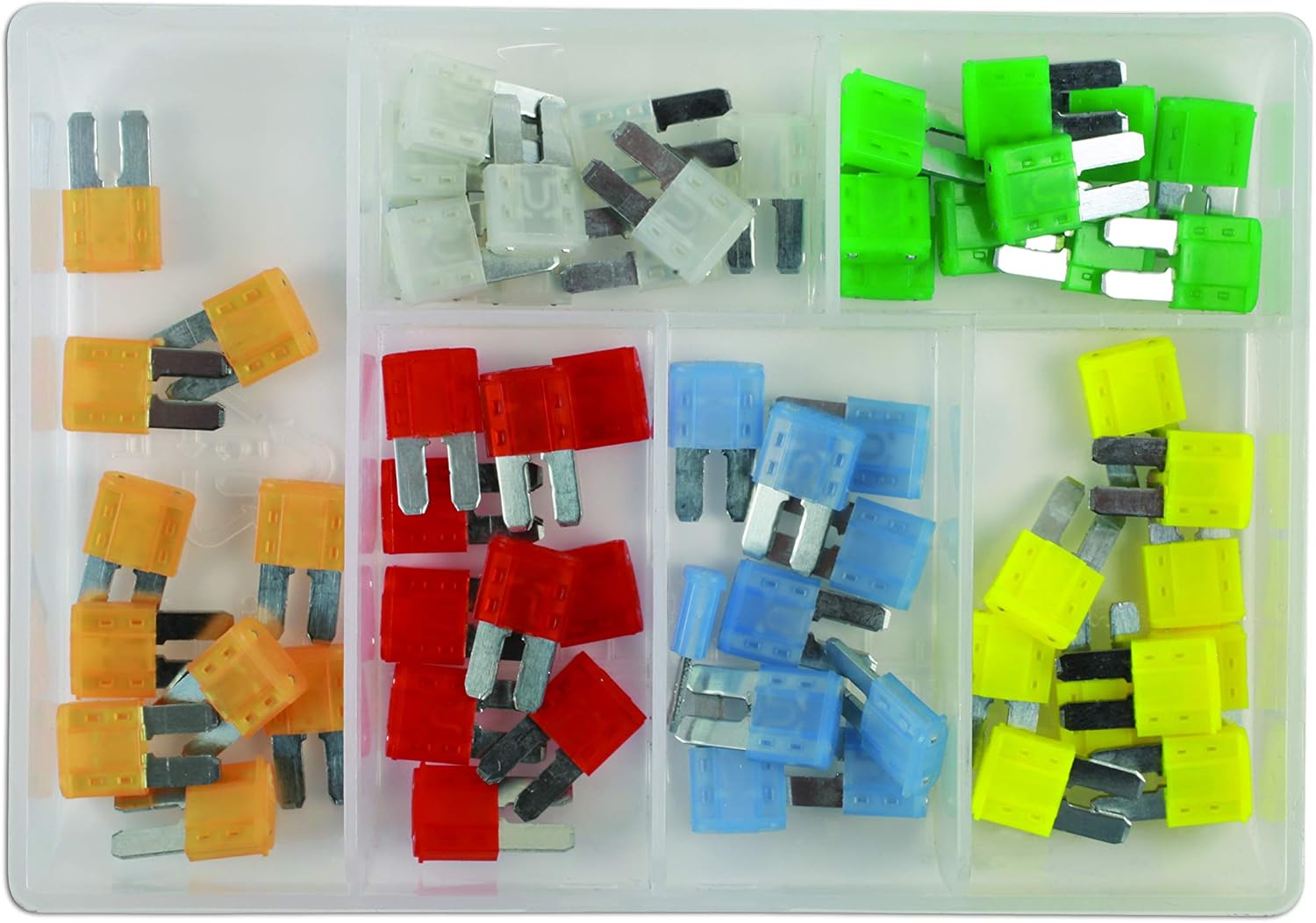 Connect Workshop Consumables 37158 Micro 2 Blade Fuse Assorted Box 60 Pc