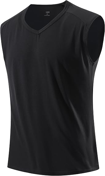 Mens V-Neck Muscle T-Shirt