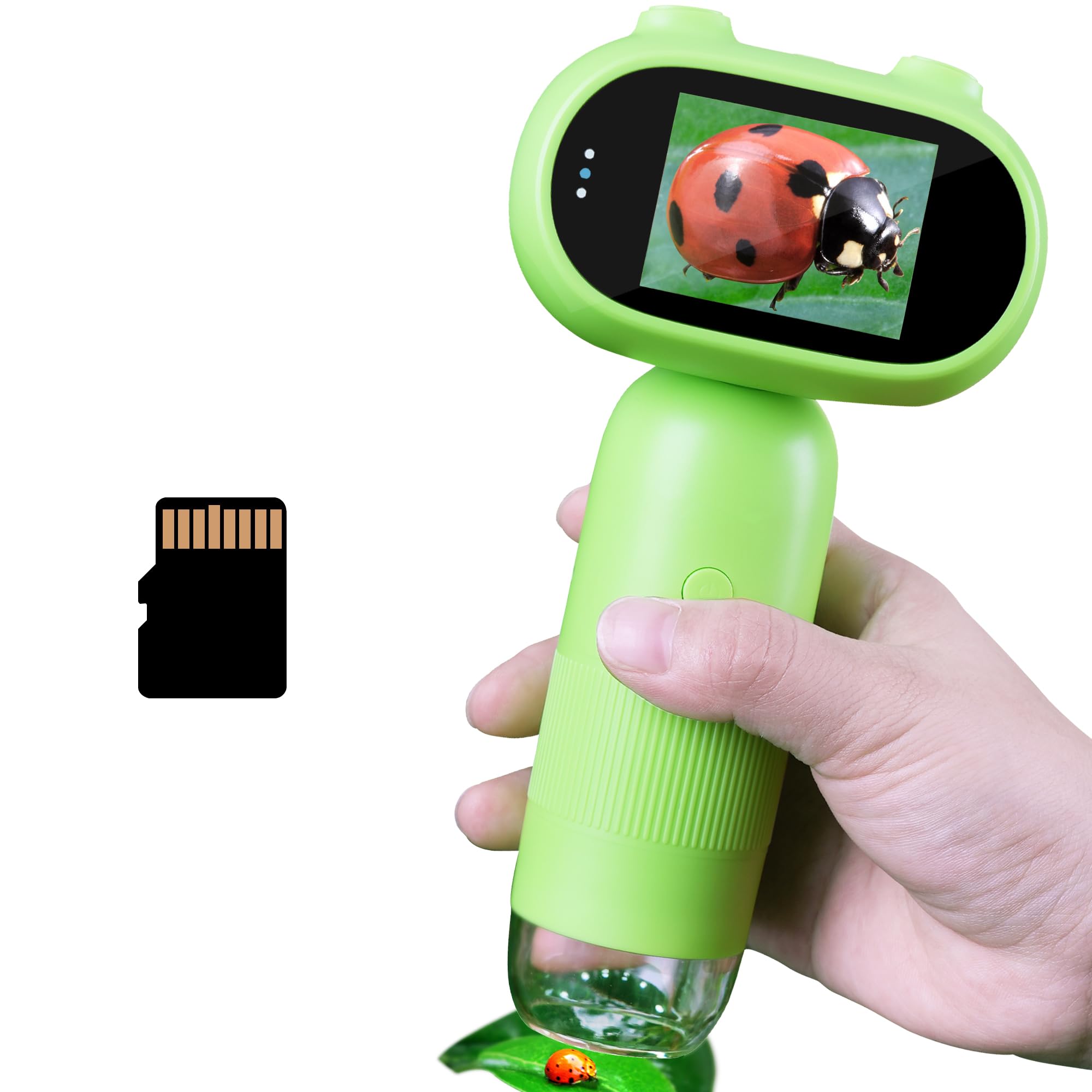Amazon.com: TINYLENS GreenPeek Microscope for Kids with 2